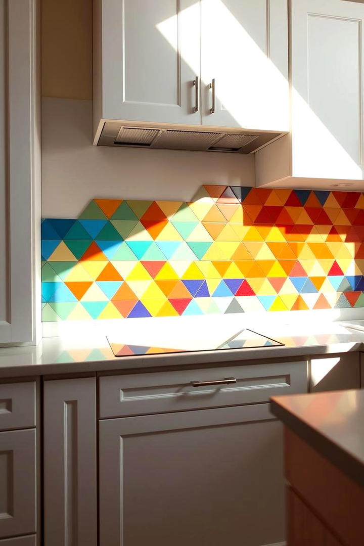 Vibrant Colorful Layouts - 21 Kitchen Backsplash Ideas