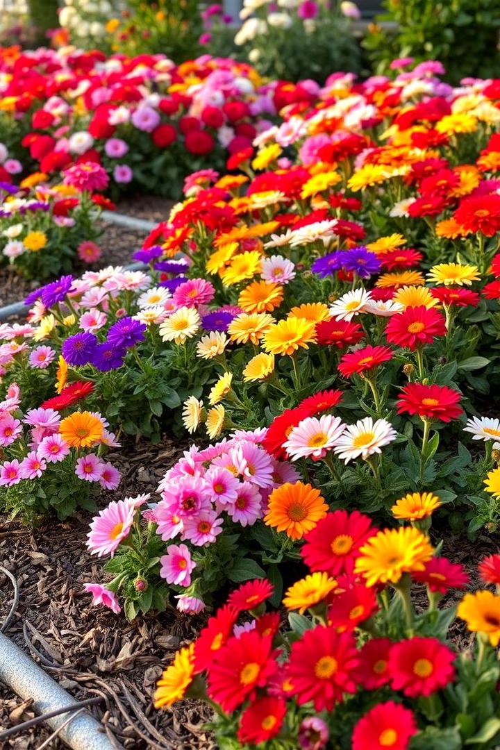 Vibrant Flower Beds - 30 Front Yard Landscaping Ideas