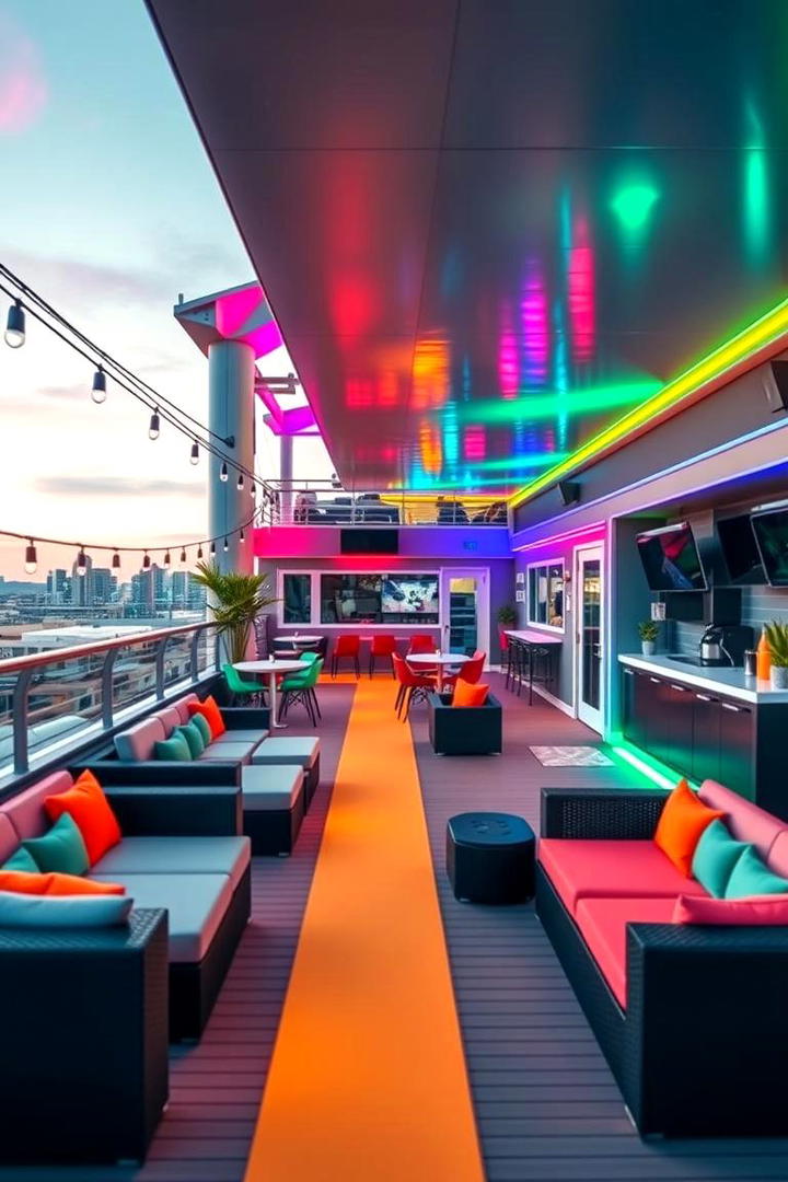 Vibrant Party Deck - 21 2nd Floor Deck Ideas