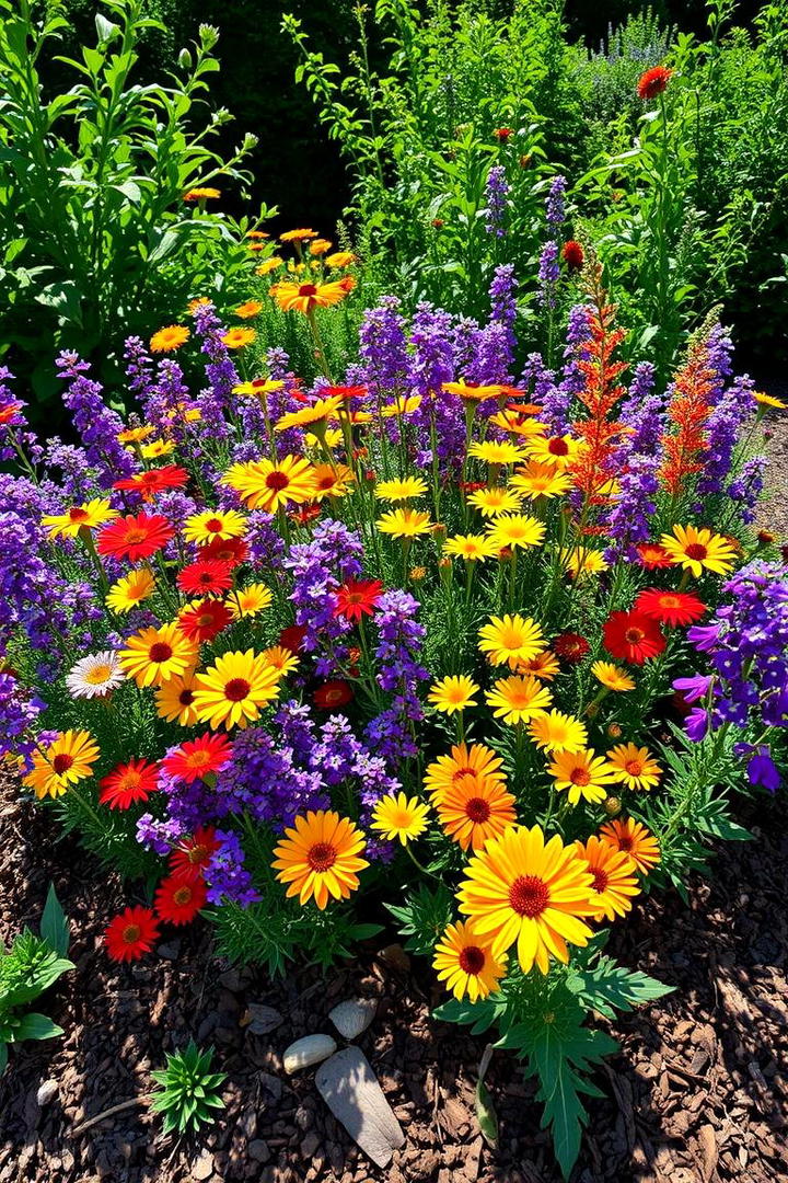 Vibrant Perennial Paradise - 21 Flower Bed Ideas