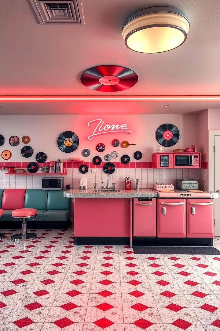 Vibrant Retro Inspired Counter Ideas - 30 Kitchen Counter Decor Ideas