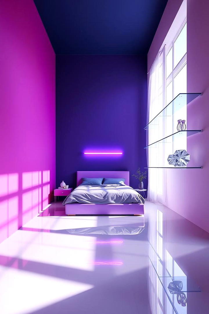 Vibrant Violet Vista - 30 Purple Bedroom Ideas