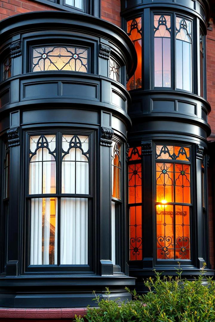 Victorian Revival with Black Window Frames - 30 Houses With Black Windows