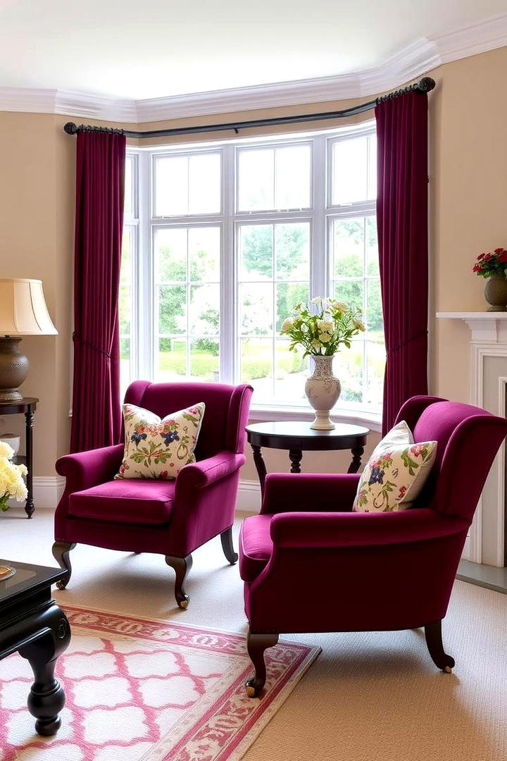 Vintage Accent Chairs - 30 Traditional Living Room Ideas