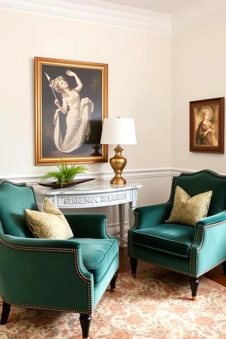 Vintage Accent Chairs - 30 Basement Furniture Ideas