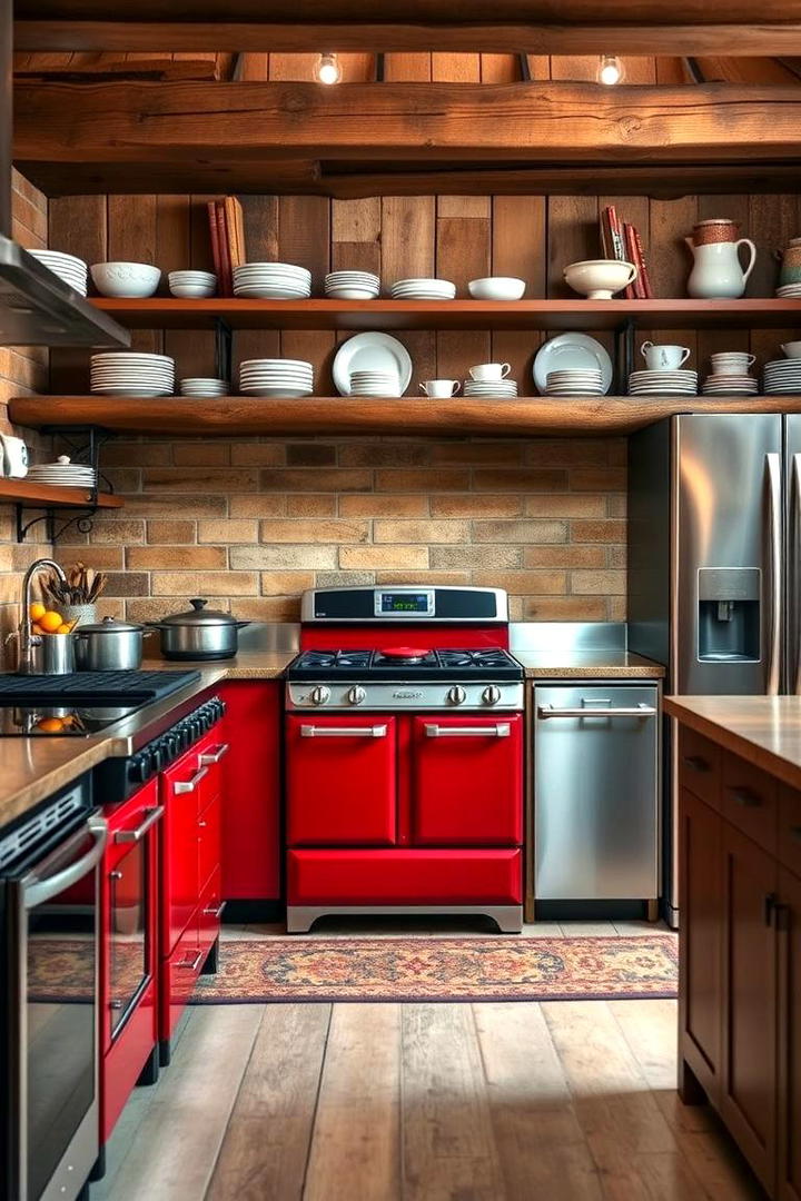 Vintage Appliances Integration - 21 Country Kitchen Ideas