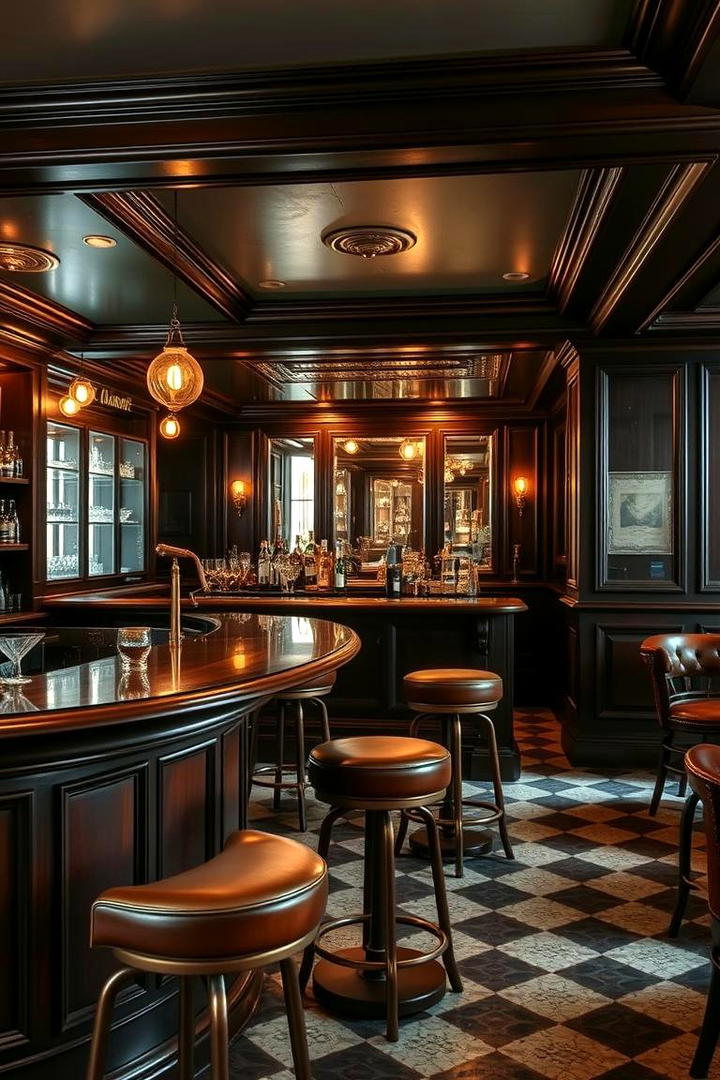 Vintage Bar Experience - 21 Man Cave Design Ideas