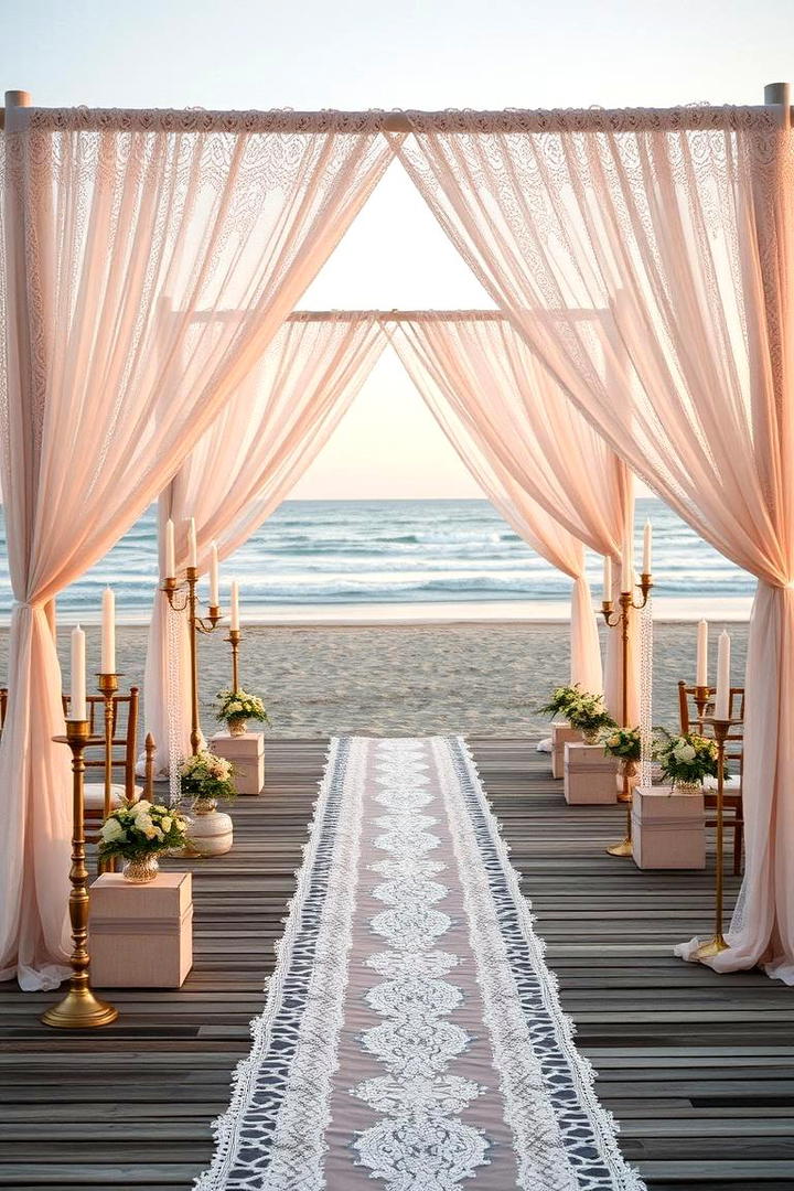 Vintage Beach Glamour - 21 Beach Wedding Ideas