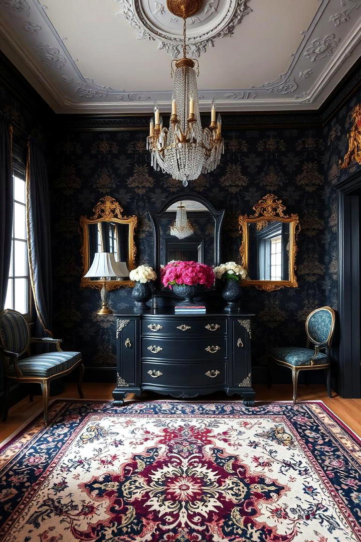 Vintage Black Decor - 21 Black Room Ideas