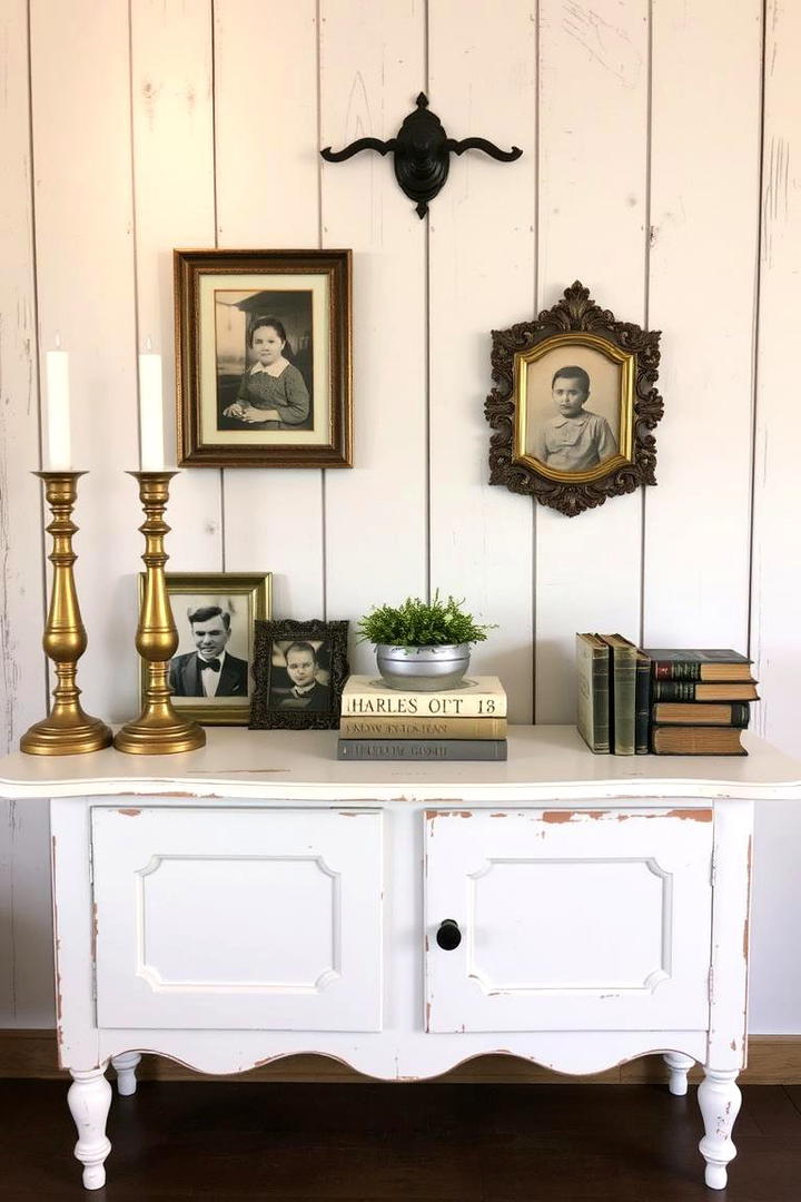 Vintage Charm - 30 Console Table Decor Ideas