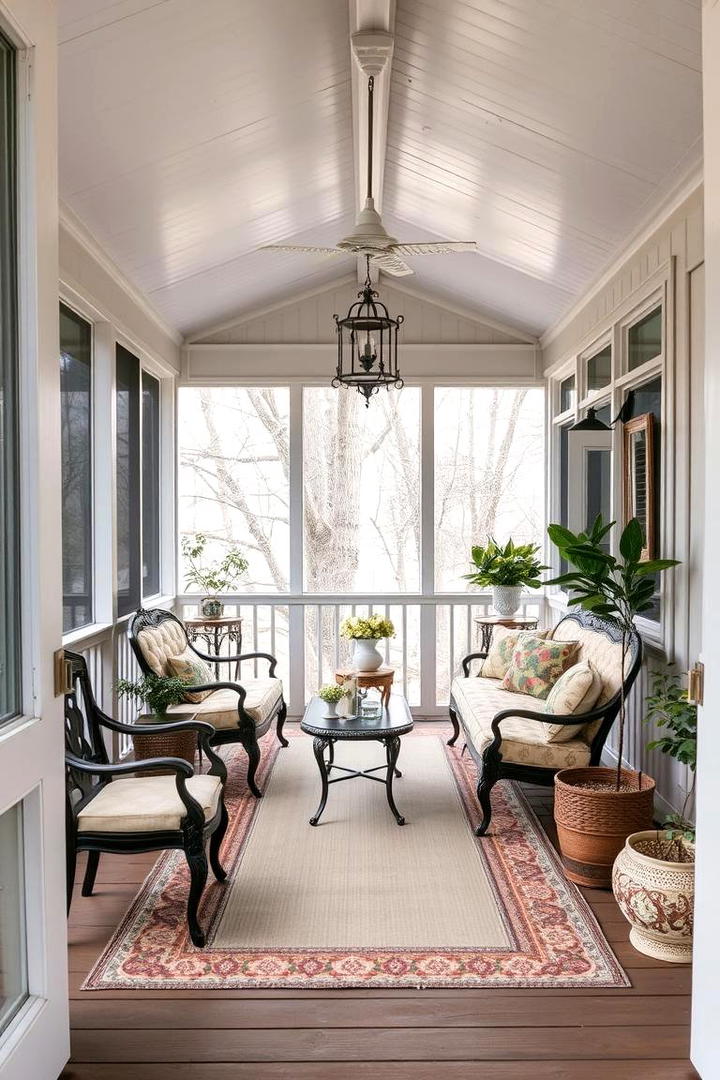 Vintage Charm Escape - 21 Screened-in Porch Ideas