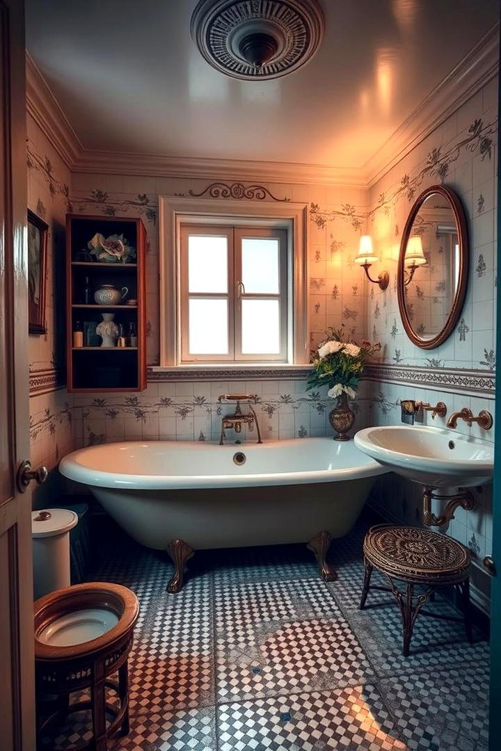 Vintage Charm Space - 21 luxury bathroom ideas