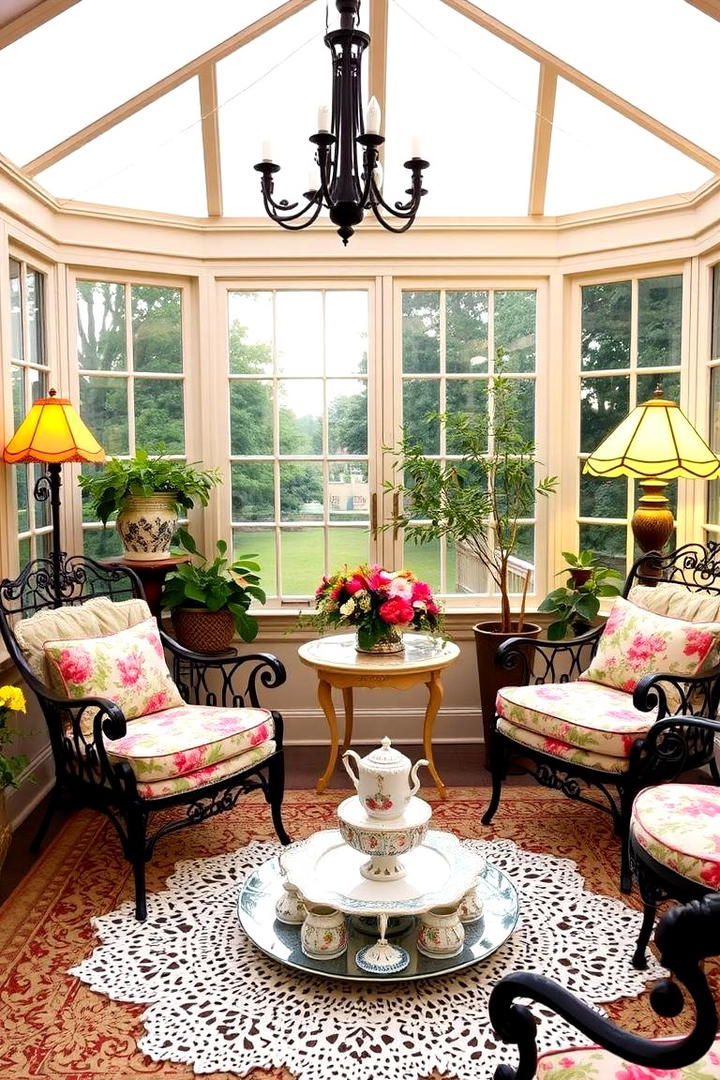 Vintage Charm Sunroom - 21 Sunroom Ideas