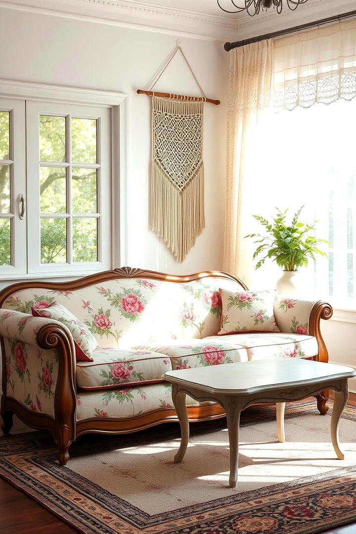 Vintage Chic Couch - 21 Living Room Couch Ideas