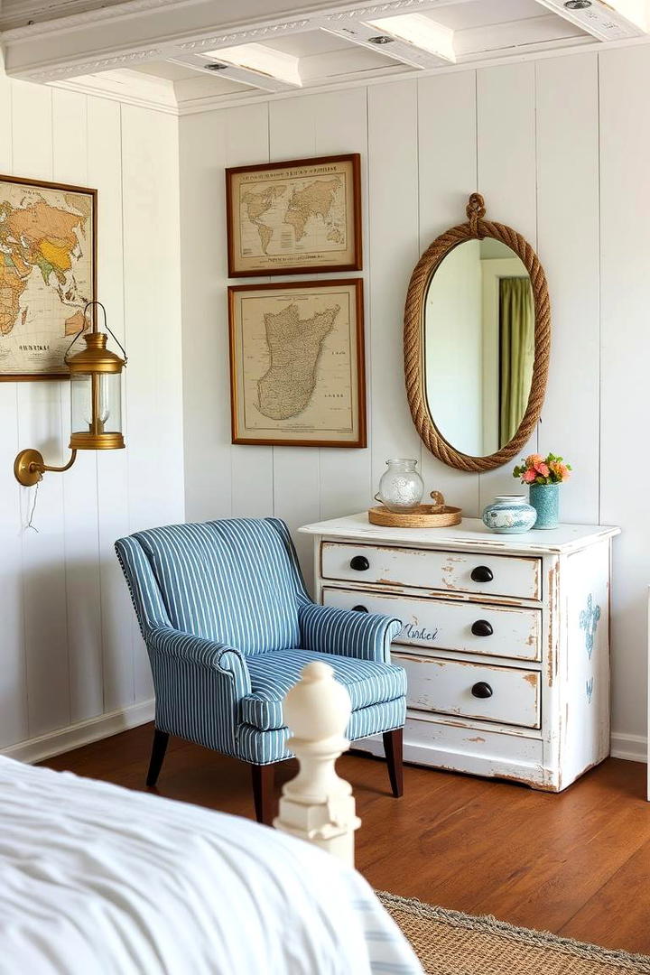 Vintage Coastal Touches - 21 Coastal Bedroom Ideas