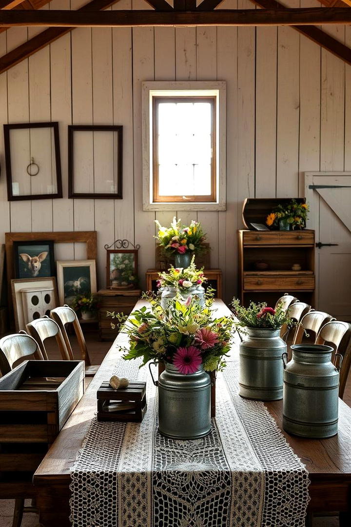 Vintage Decor Accents - 21 Barn Wedding Ideas