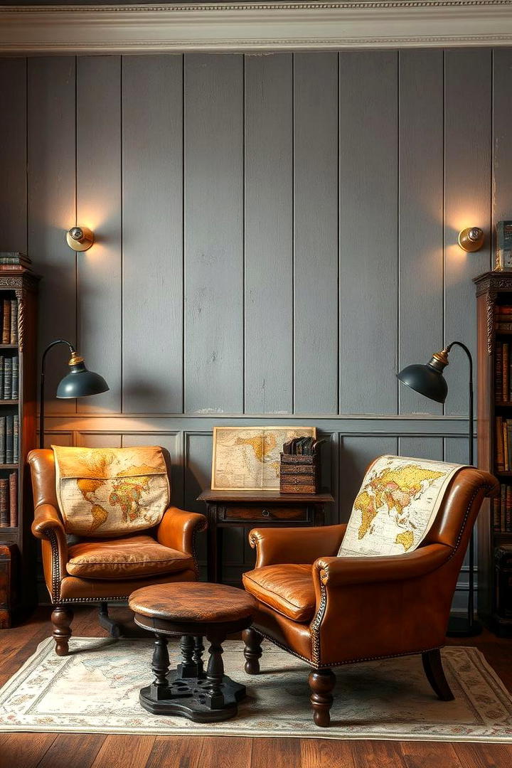 Vintage Distressed Looks - 21 Half Wall Paneling Ideas