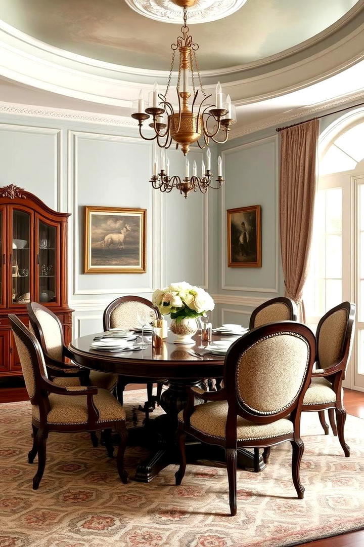 Vintage Elegance Dining Room - 21 Dining Room Design Ideas