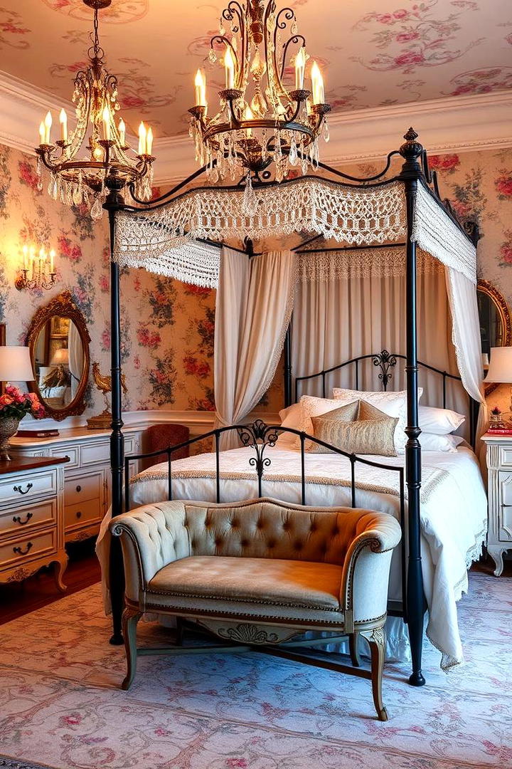 Vintage Elegance - 30 Bedroom Ideas For Couples