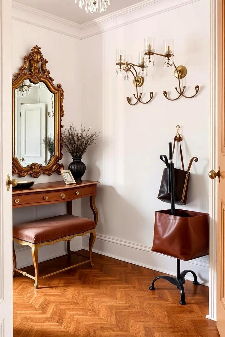 Vintage Entryway Statement - 30 House Decor Ideas