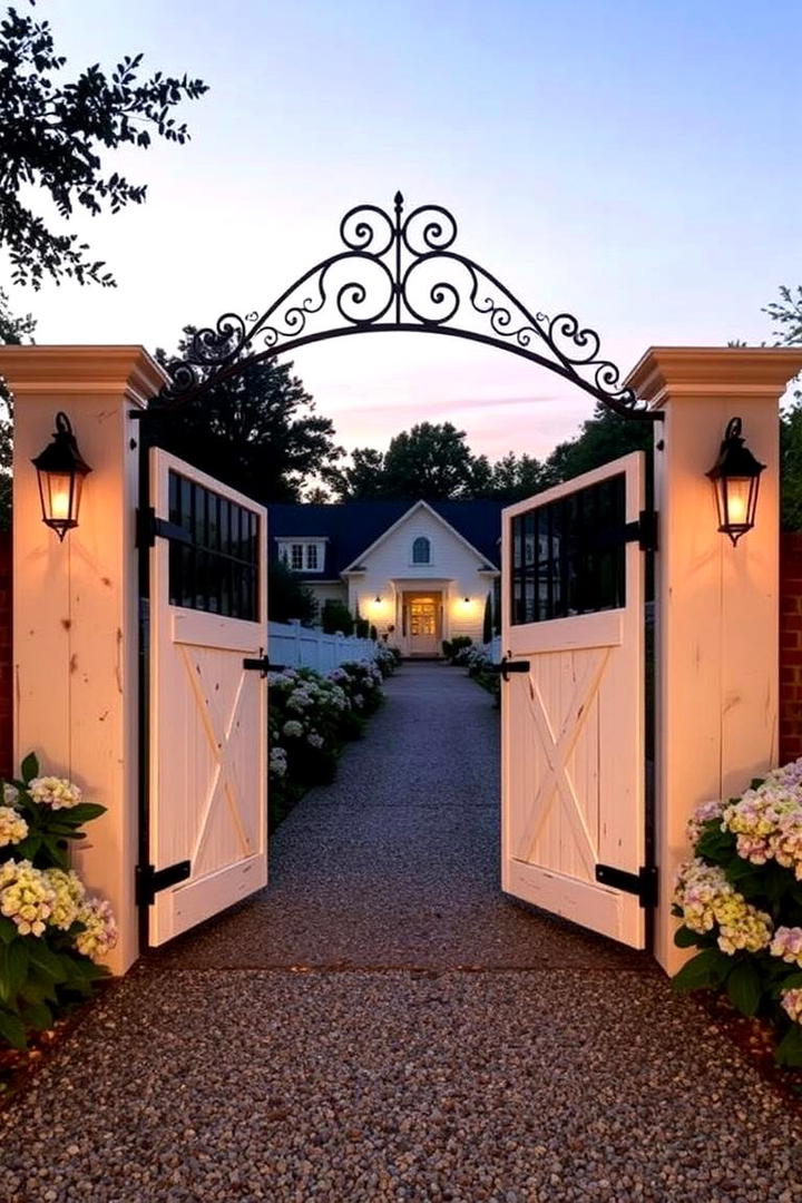 Vintage Farmhouse Appeal - 30 garden gate ideas