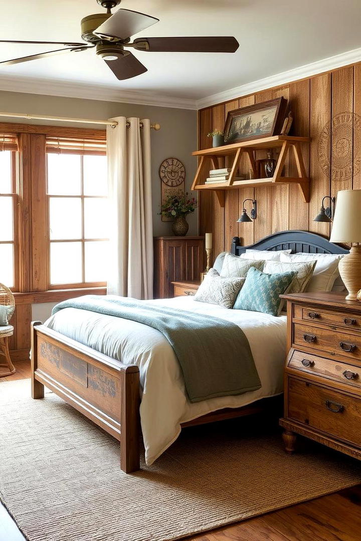 Vintage Farmhouse Flair - 21 Farmhouse Bedroom Ideas