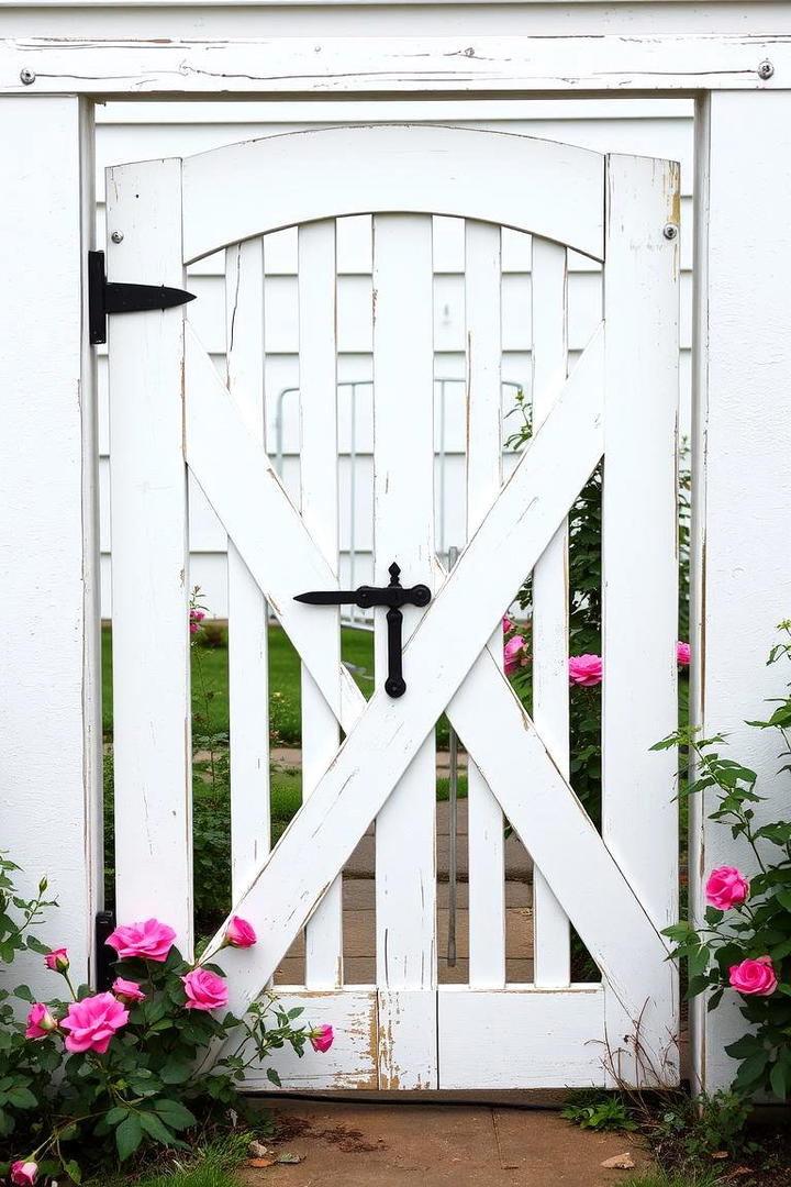 Vintage Farmhouse Style - 30 Deck Gate Ideas