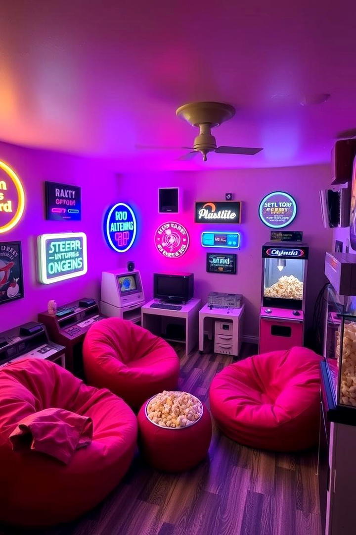 Vintage Gaming Room - 21 Man Cave Ideas