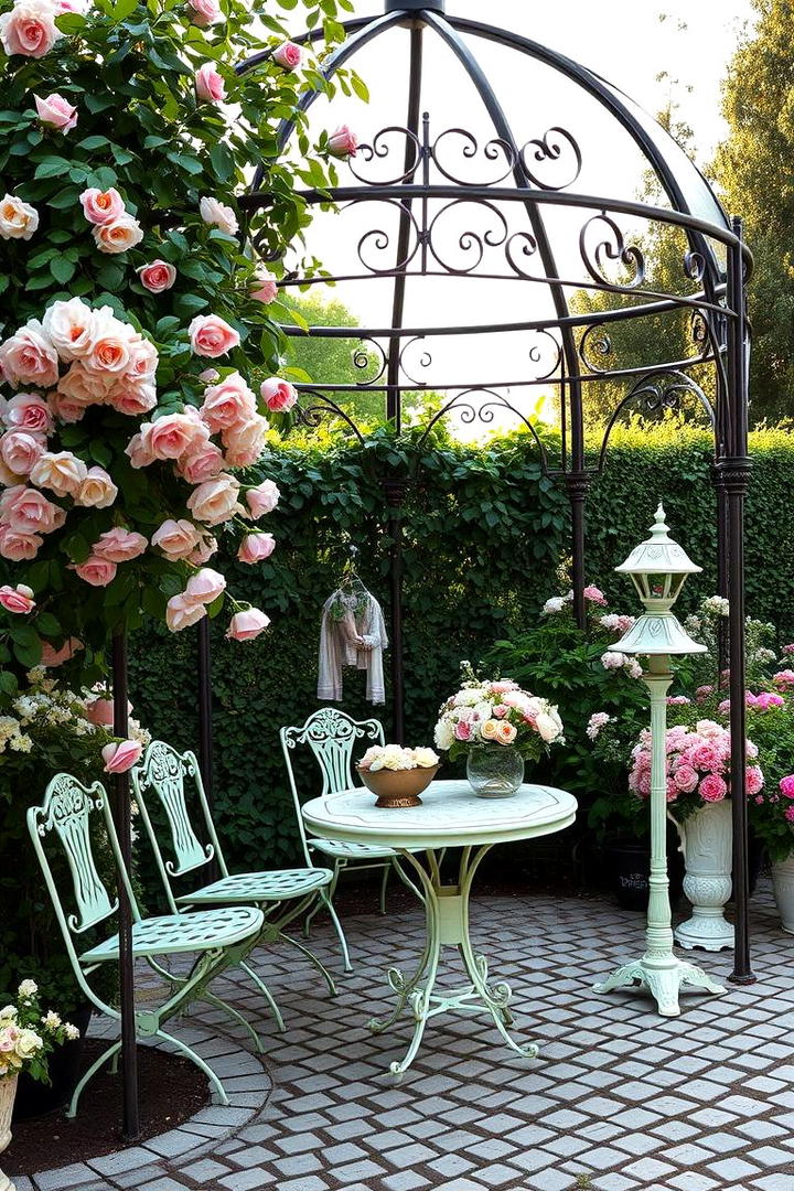 Vintage Garden Escape - 21 patio with a gazebo ideas