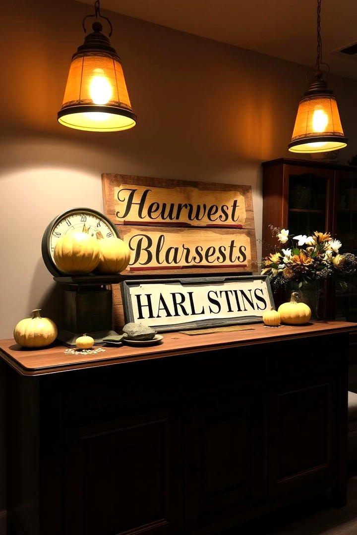 Vintage Harvest Accents - 21 Thanksgiving Decoration Ideas