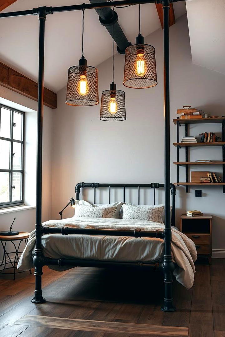 Vintage Industrial Fusion - 30 Rustic Bedroom Ideas