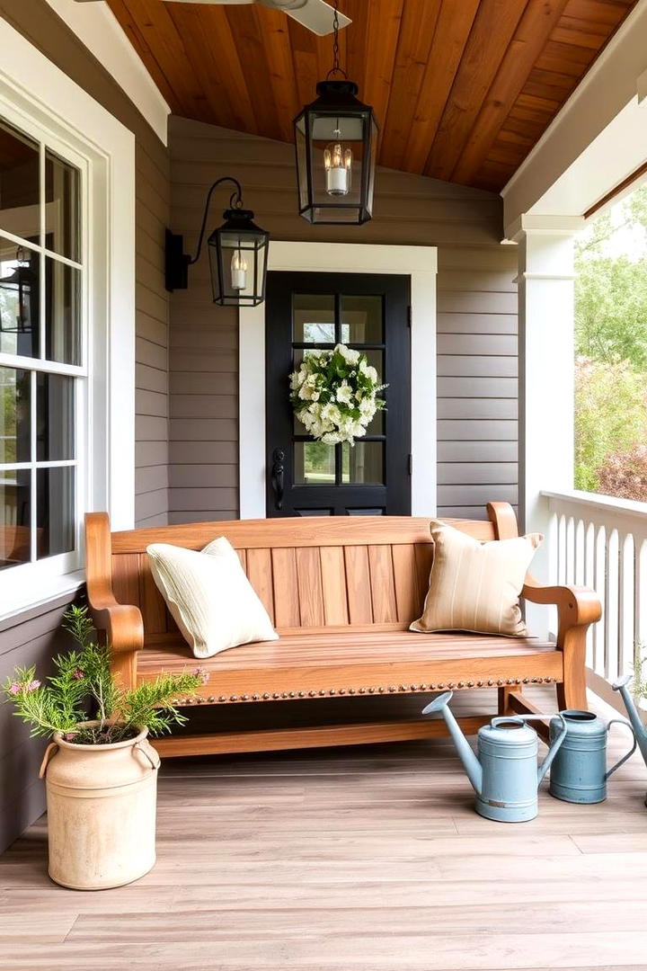 Vintage Inspired Built In Seating - 30 Built-in Deck Bench Ideas and Designs