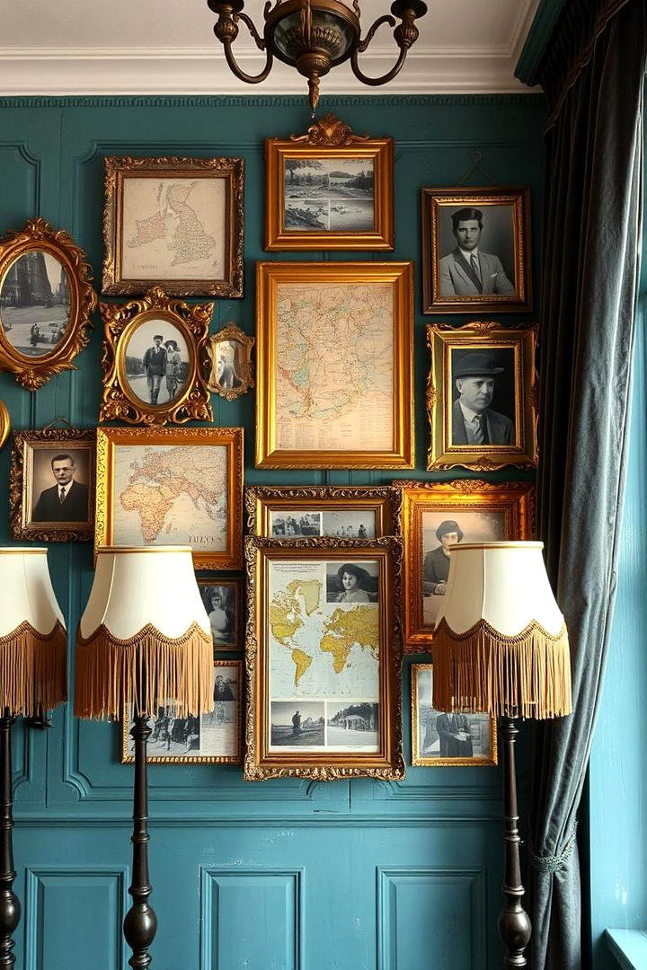 Vintage Inspired Collage - 21 Photo Wall Ideas