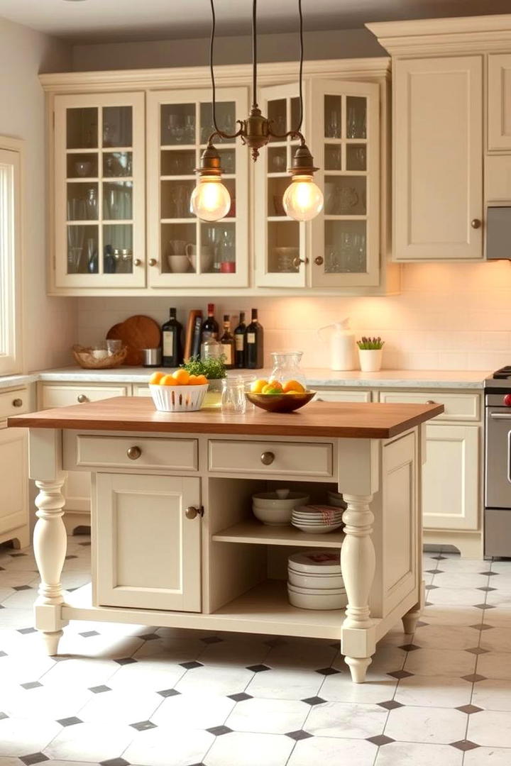 Vintage Inspired Details - 30 kitchen island decor ideas