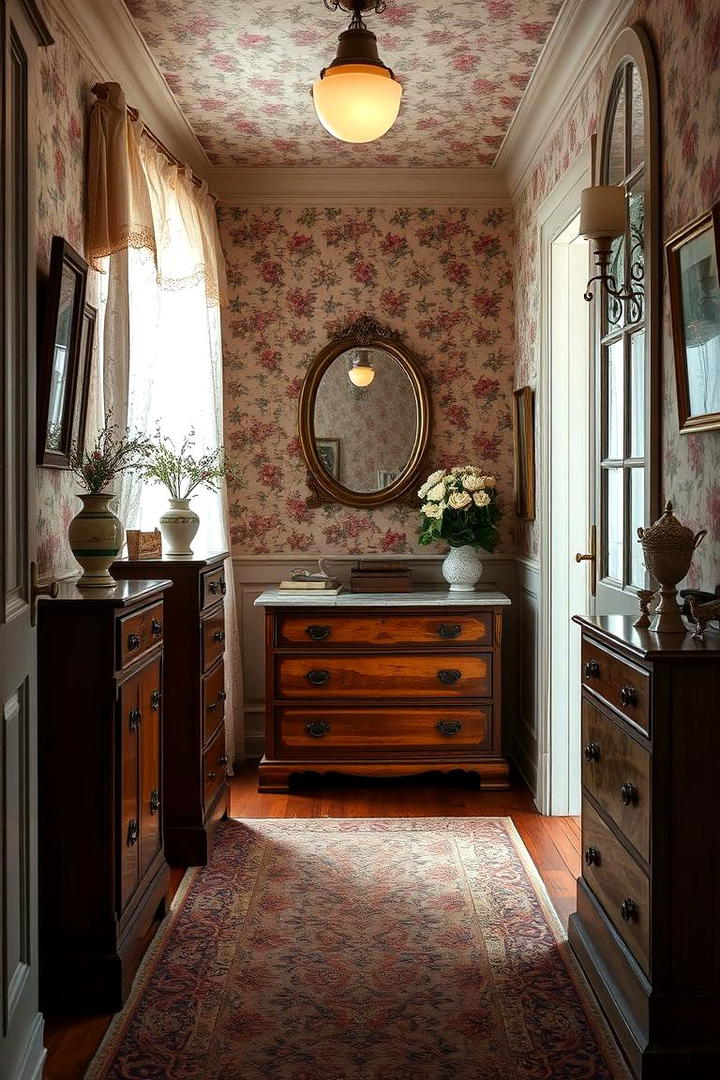 Vintage Inspired Entry - 21 Entryway Ideas