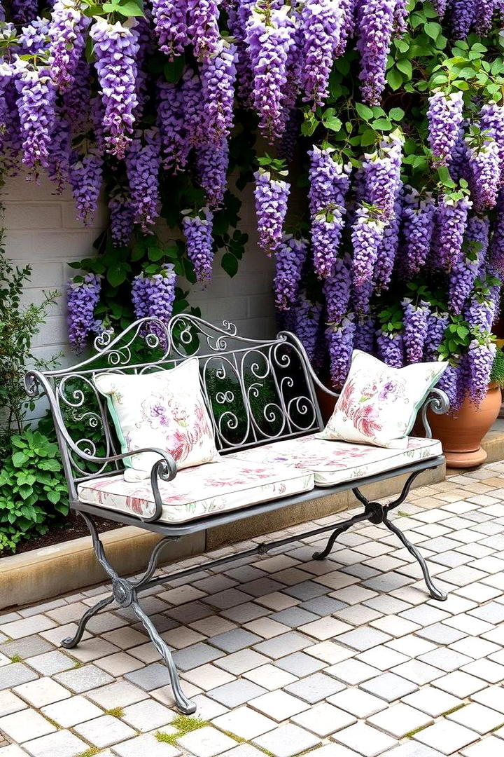 Vintage Inspired Garden Bench - 30 Garden Bench Ideas