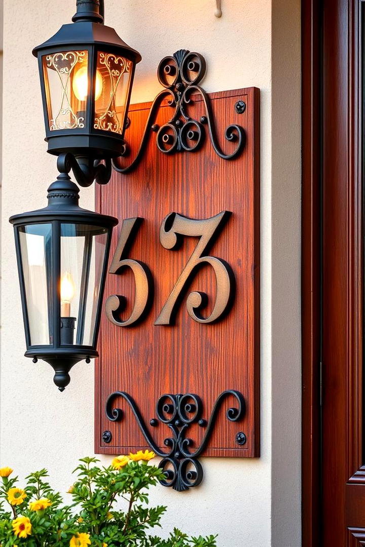 Vintage Inspired Numerals - 21 House Number Ideas