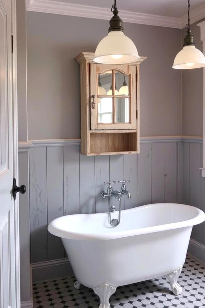 Vintage Inspired Shiplap Features - 21 shiplap bathroom ideas