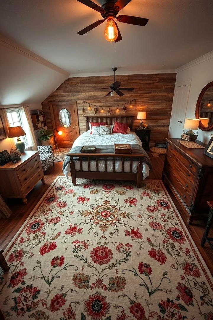 Vintage Inspired Style - 30 bedroom rug ideas