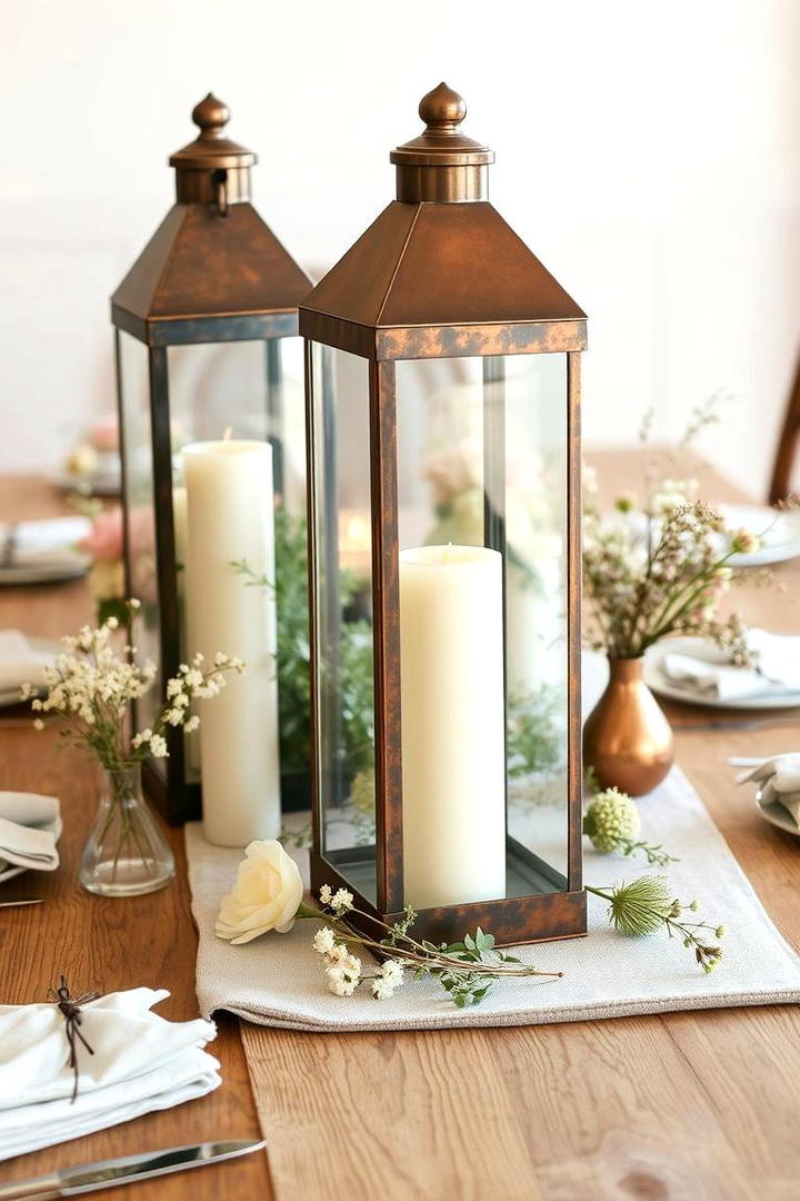 Vintage Lantern Table Decor - 30 Lantern Decor Ideas