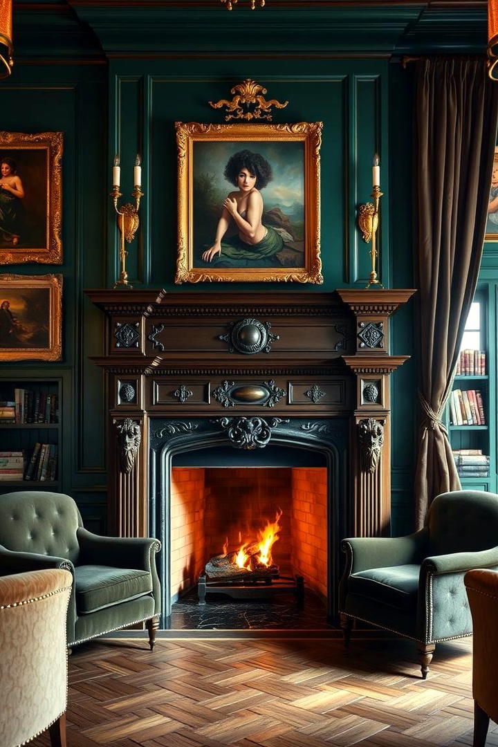 Vintage Mantel Masterpiece - 21 Fireplace Ideas