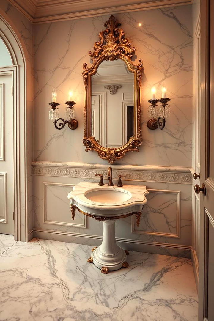 Vintage Marble Bathroom Charm - 30 Marble Bathroom Ideas