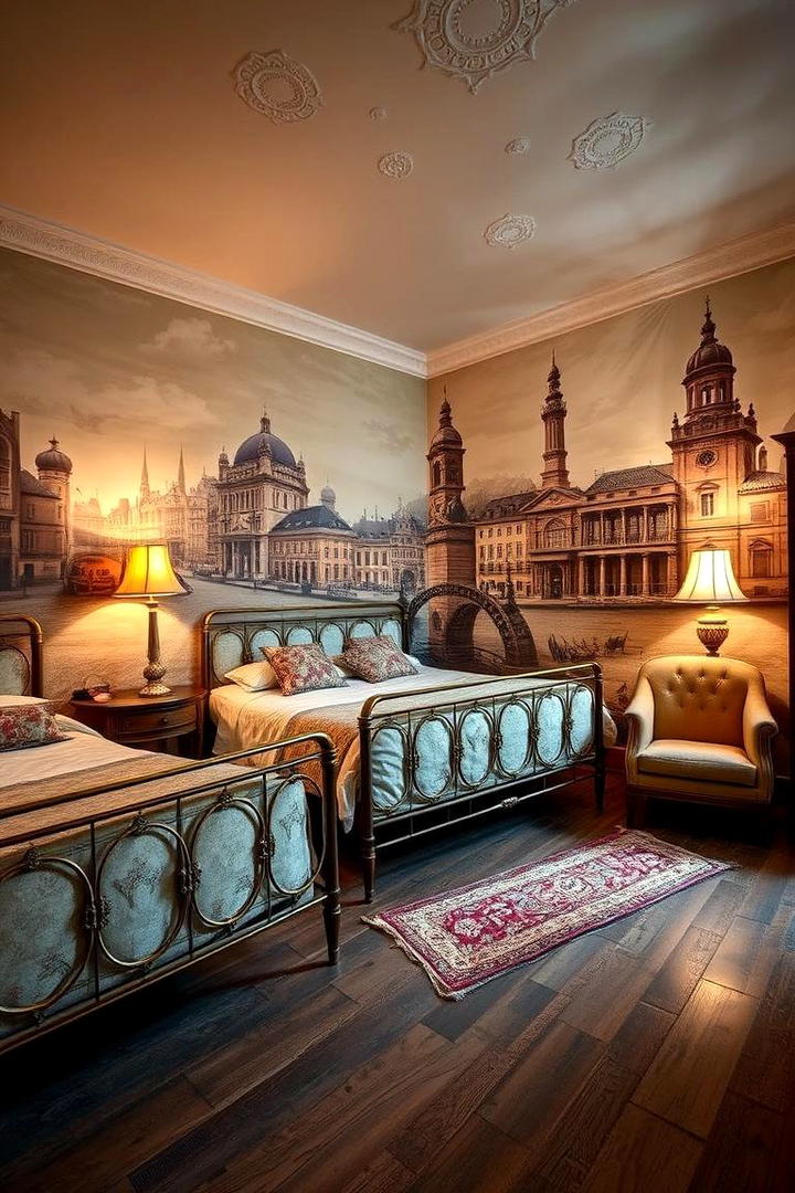 Vintage Murals - 21 Bedroom Wall Painting Ideas