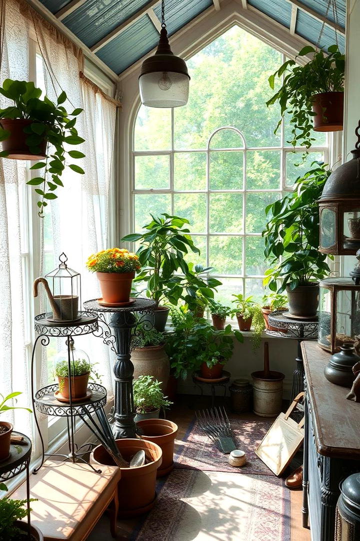 Vintage Plant Room Sunroom - 30 Small Sunroom Ideas