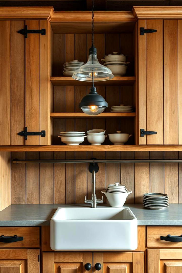 Vintage Reclaimed Wood Cabinets - 21 Kitchen Cabinet Ideas