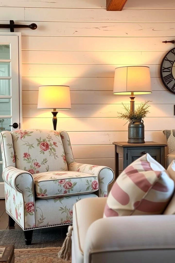 Vintage Shiplap Wall - 30 Living Room Accent Wall Ideas