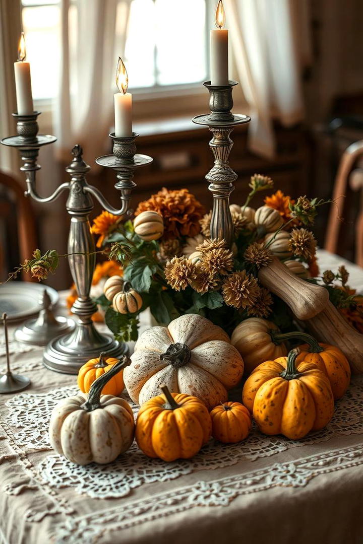 Vintage Thanksgiving Centerpiece - 21 Thanksgiving Centerpiece Ideas