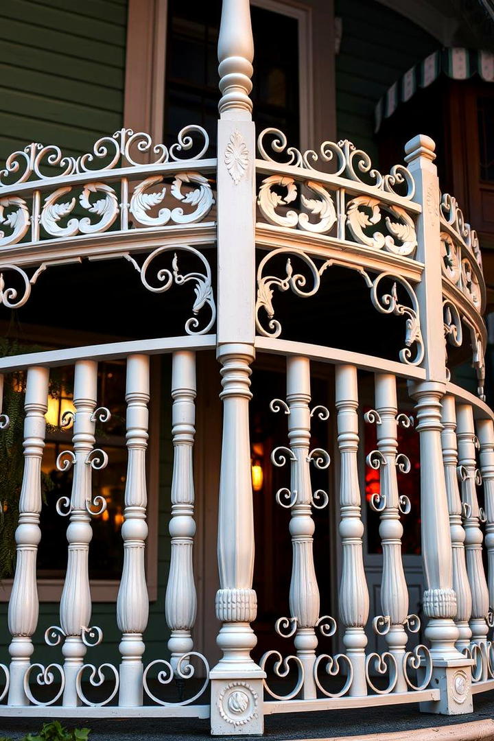 Vintage Victorian Charm - 21 Porch Railing Ideas