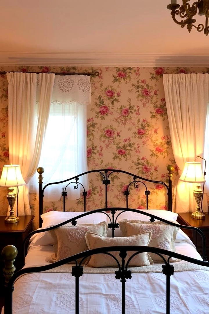 Vintage Wallpaper Revival - 30 Bedroom Accent Wall Ideas