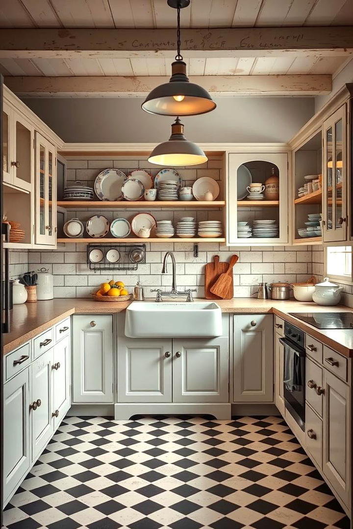 Vintage White Charm - 21 White Kitchen Ideas